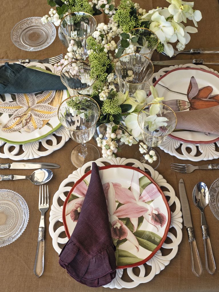 Mesa de boda decoración