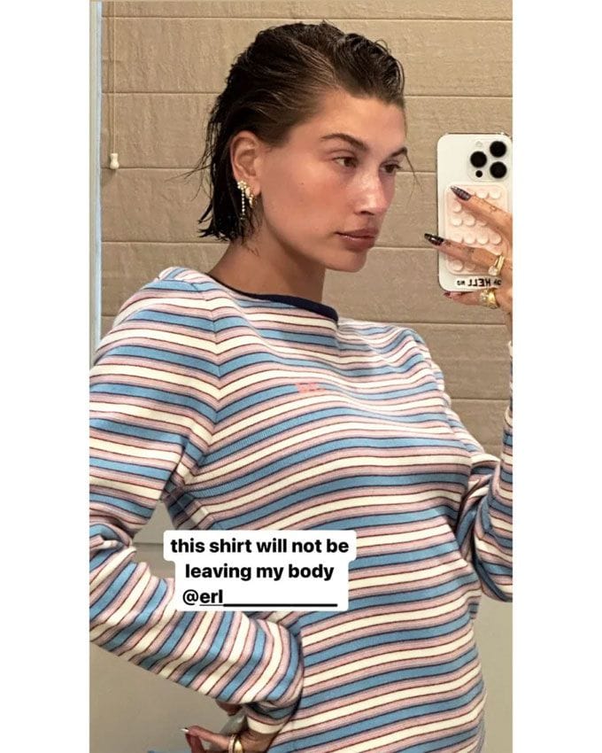 Los trucos fáciles de Hailey Bieber para compartir ropa con Justin 