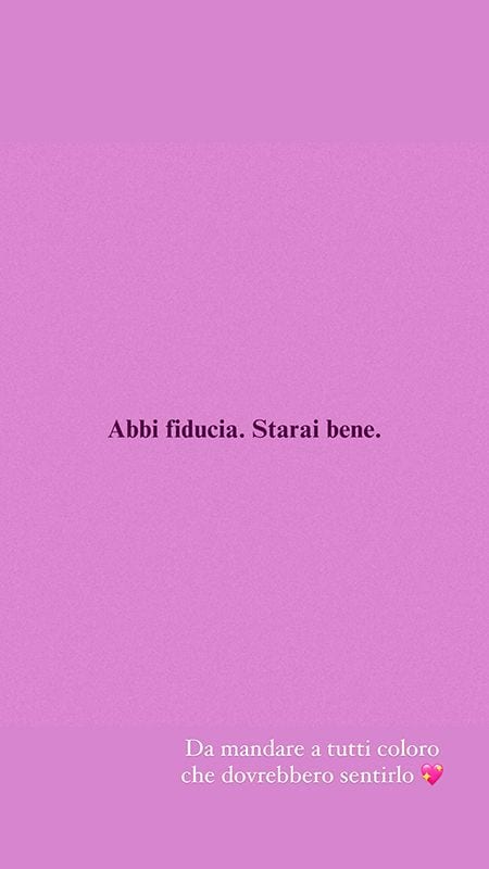 Mensaje de Chiara Ferragni 