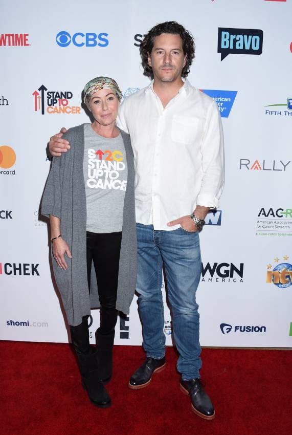 Shannen Doherty y su exmarido Kurt Iswarienko