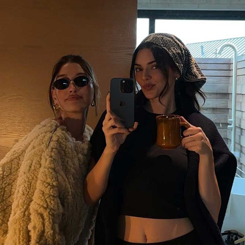 Hailey Bieber y Kendall Jenner