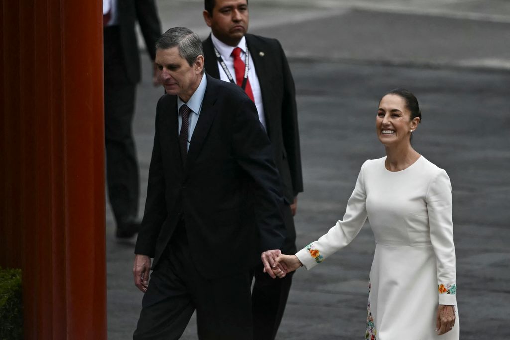 Claudia Sheinbaum y su esposo, Jesús María Tarriba