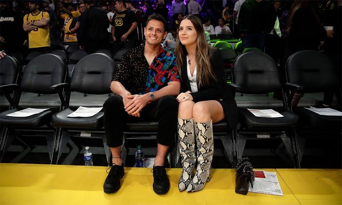 Javier Hernández Chicharito y Sarah Kohan