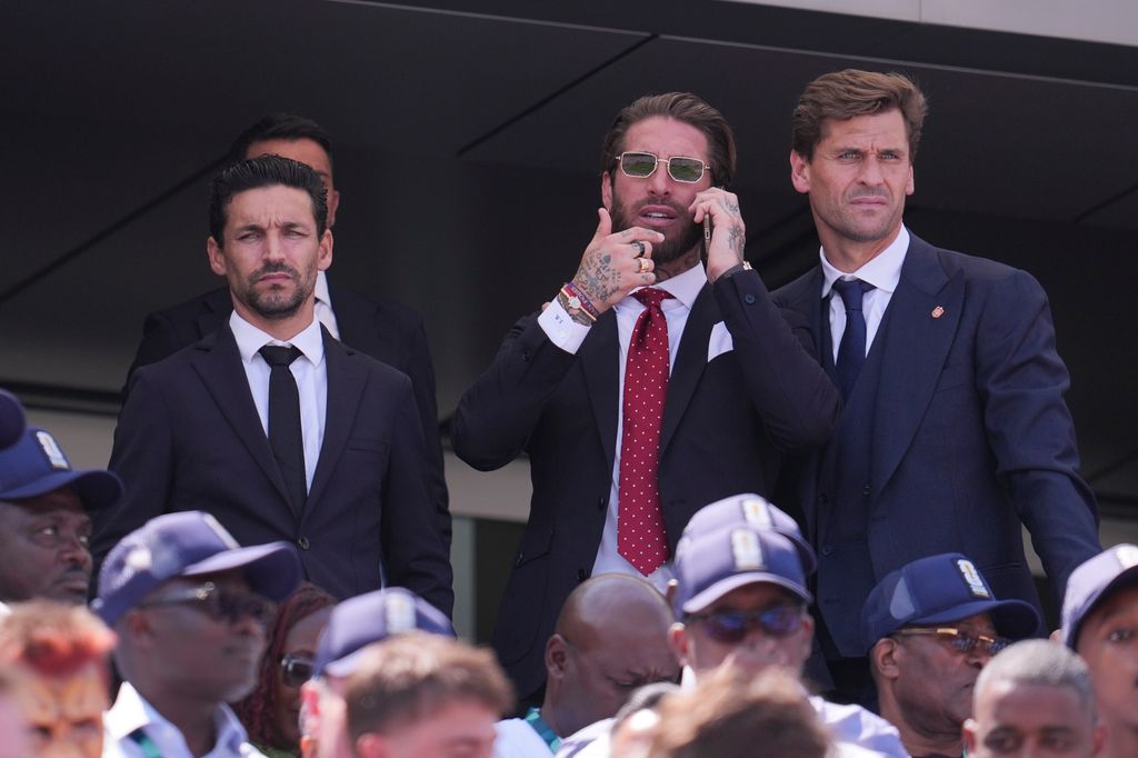 Sergio Ramos, Marcos Llorente y Jesus Navas en la final del Mundial 2026