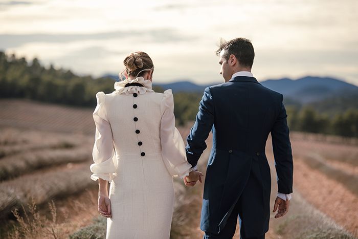 Boda en el campo en invierno