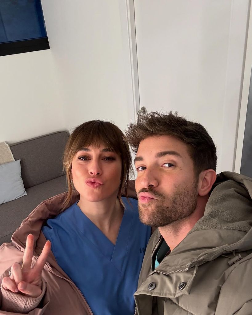 Pablo Alborán en el rodaje de la serie de Netflix 'Respira'