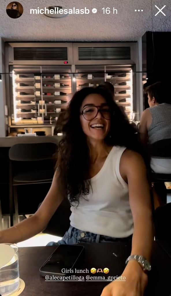 Ale Capetillo disfrutó en compañía de Michelle Salas