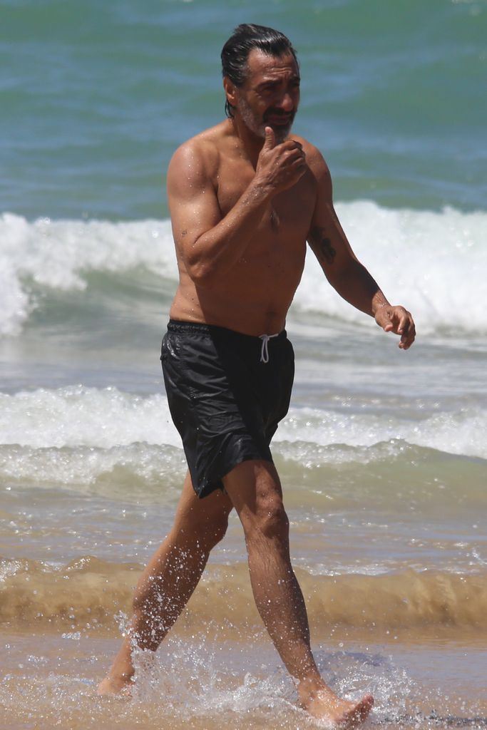 Juan del Val en una playa de Cádiz, 14 de agosto de 2024