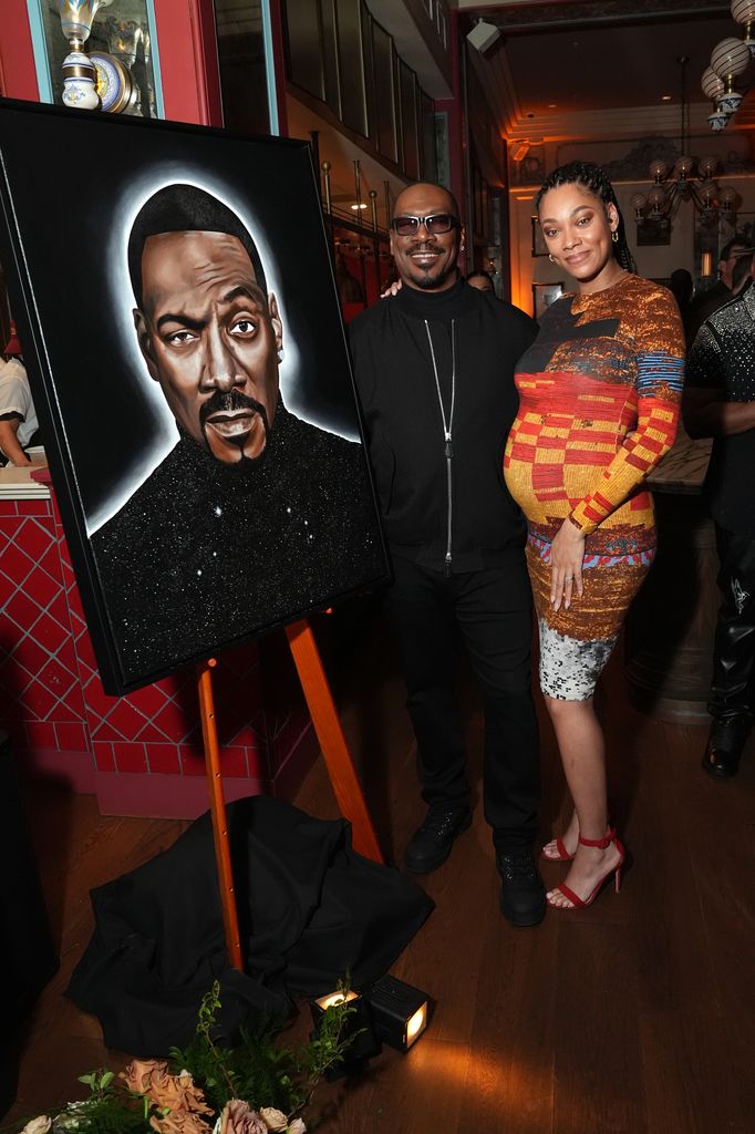 Eddie Murphy y su hija Bria, en el estreno de 'Being Eddie'