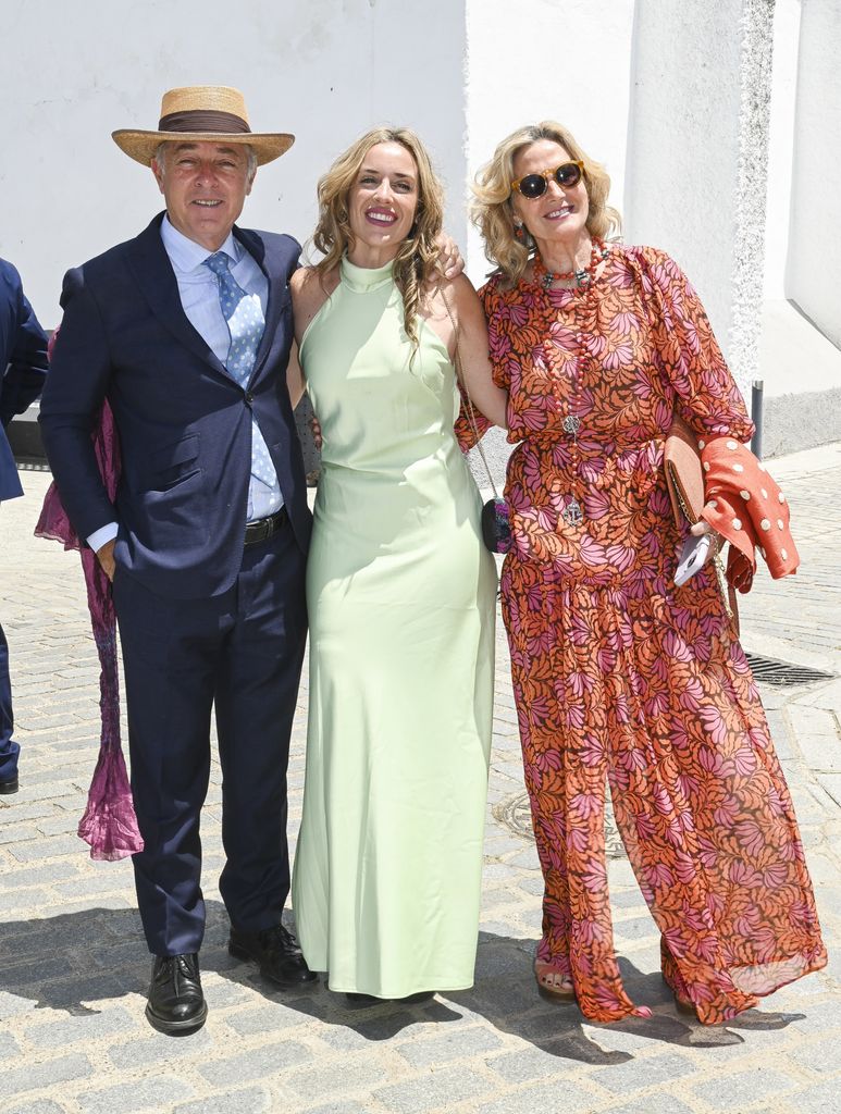 Jose Manuel Soto, Pilar Parejo y su hija Rocío