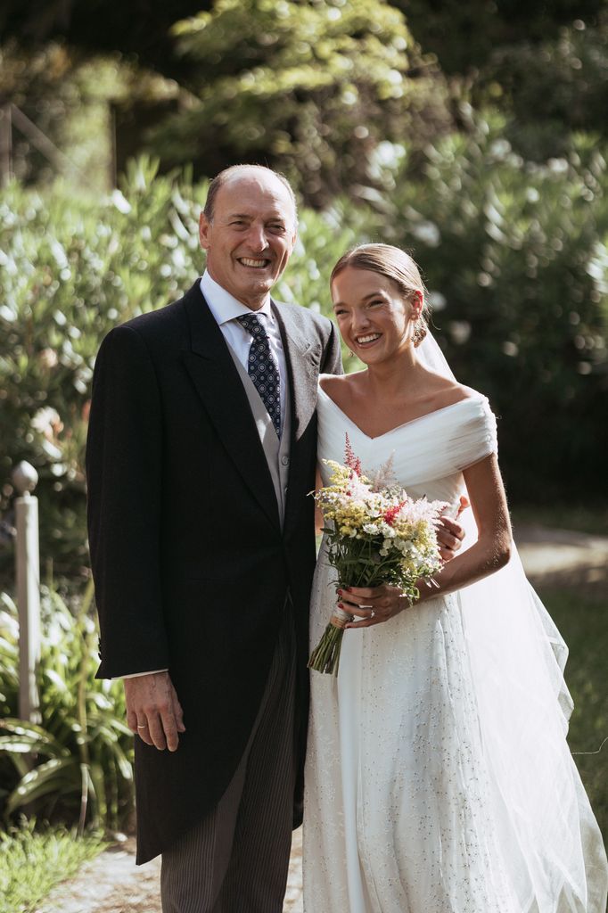 Novia con su padre