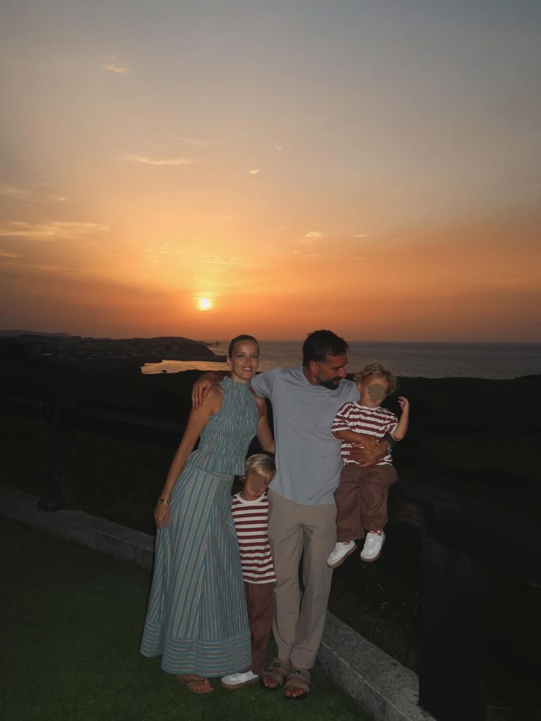 Dani Carvajal y su familia