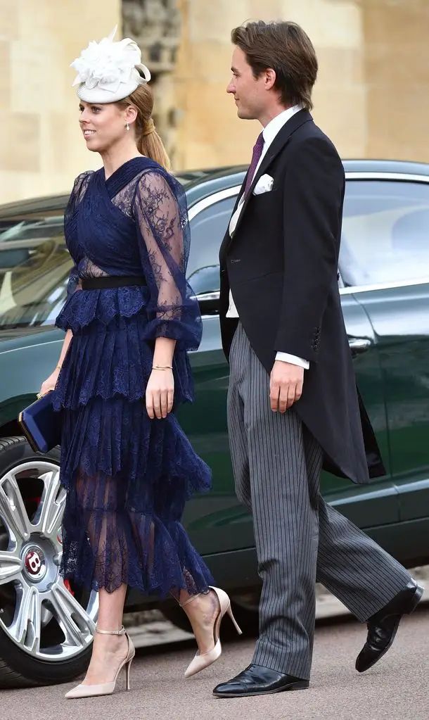 La princesa lució un vestido de Self-Portrait en 2019