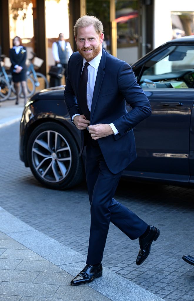 El príncipe Harry a su llegada a los premios WellChild