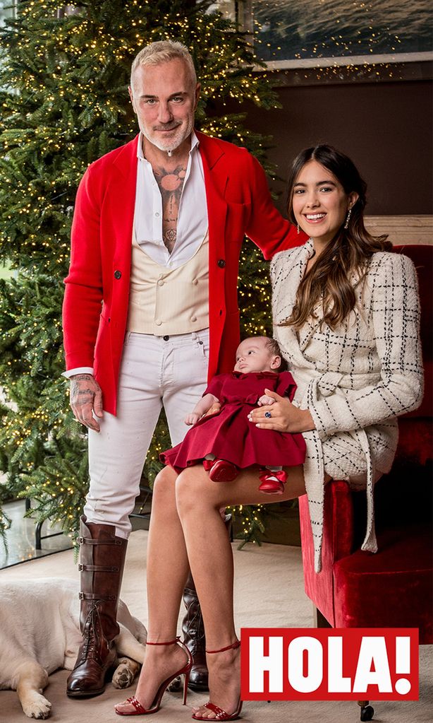 Gianluca Vacchi y Sharon Fonseca nos presentan a su hija, Blu Jerusalema