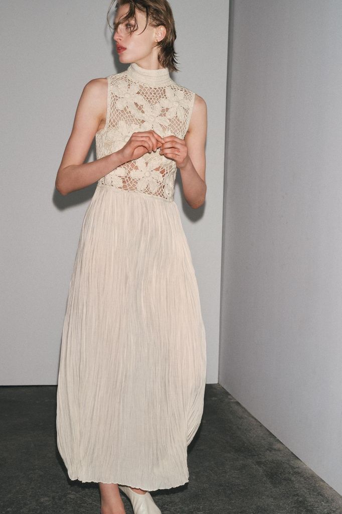 Vestido para boda civil de Zara