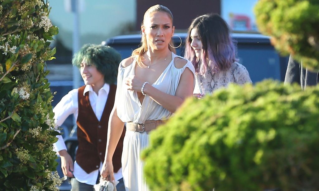 ben affleck con jennifer lopez y sus hijos