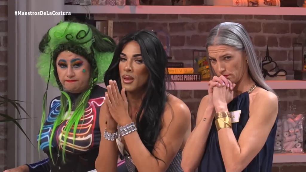Carmen Farala, la Terre y Laura Sánchez en Maestros de la Costura Celebrity