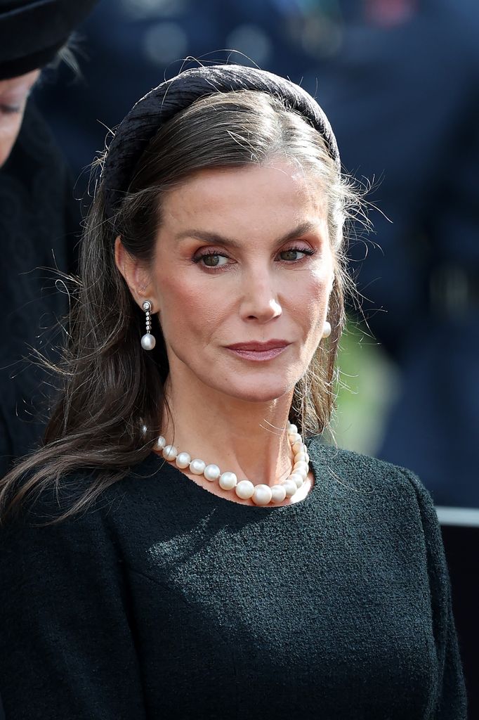 Doña Letizia, una mujer regia en el funeral de Harald V