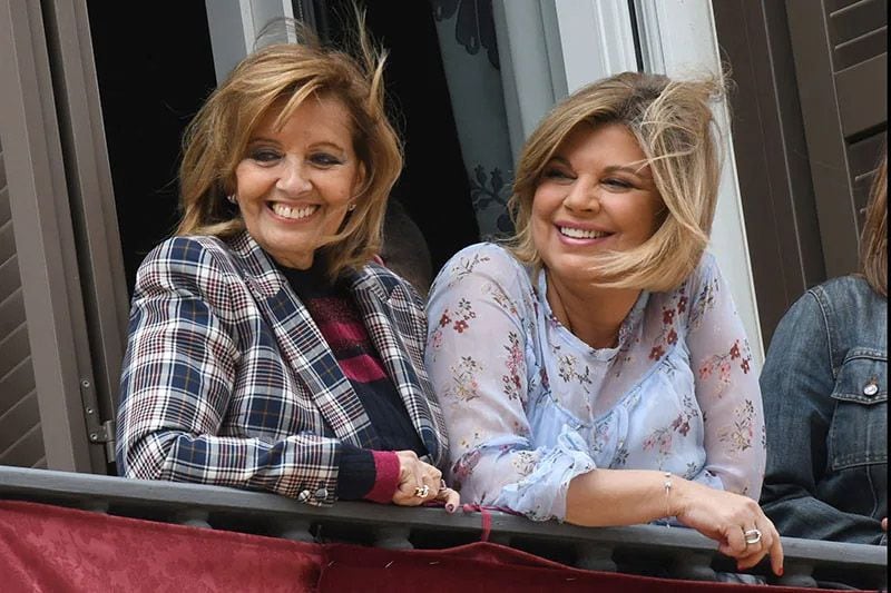 María Teresa Campos junto a Terelu en la Semana Santa de Málaga