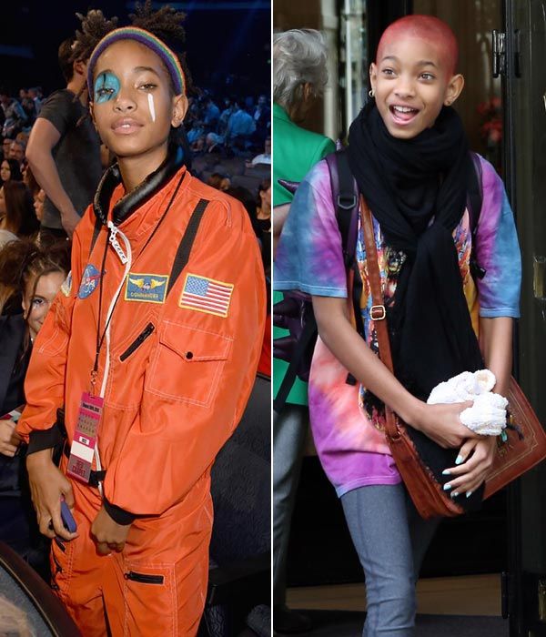 Willow Smith siempre ha destacado por sus estilismos imposibles, sus peinados atrevidos y sus cortes de pelo de lo más extravagantes
