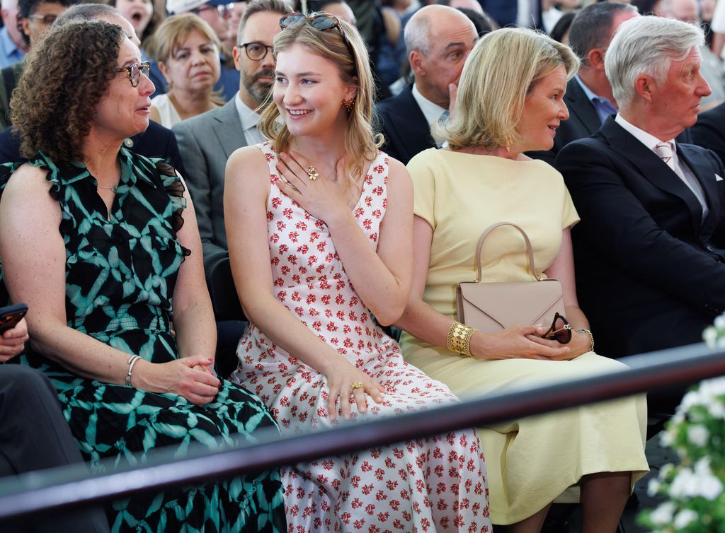 La emoción de la princesa Elisabeth en su graduación