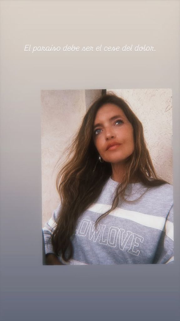 La tristeza de Sara Carbonero: "El paraíso debe ser el cese del dolor"