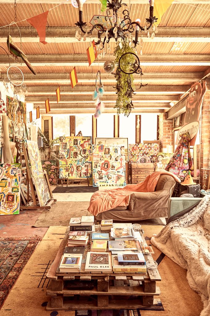 Asñi ha decorado Aldo Comas su estudio