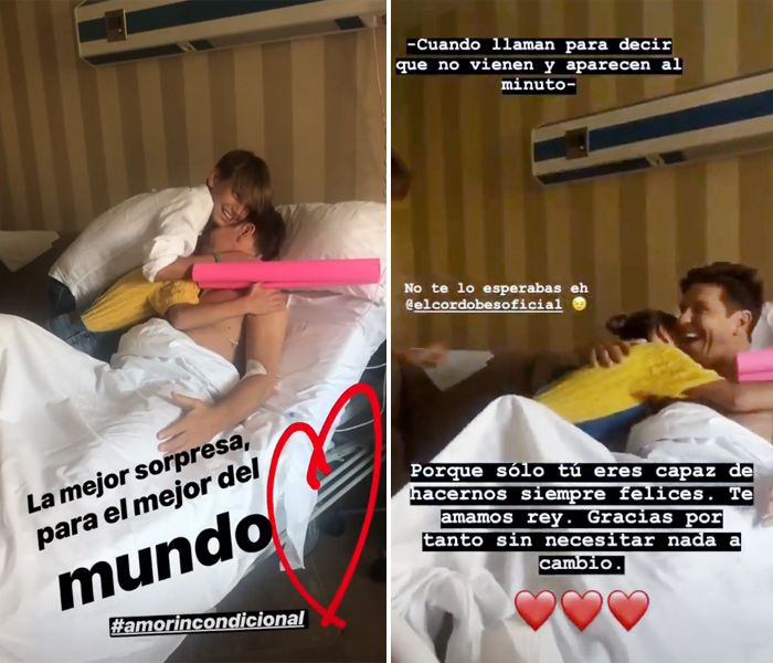 Manuel Díaz 'El Cordobés' recibe 'la mejor visita del mundo' en el hospital