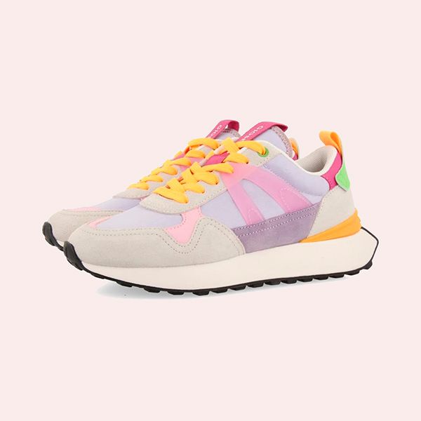 Sneakers Amarillas con Detalles Multicolor para Mujer Adair