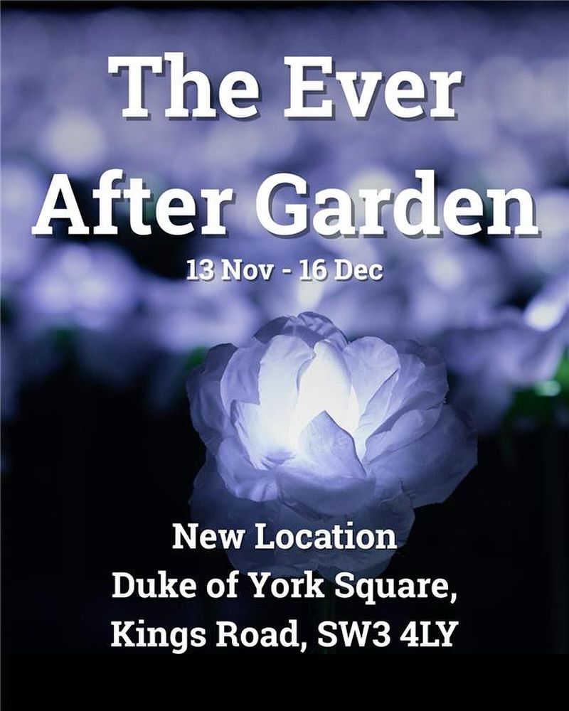 The Ever After Garden es todo un símbolo en la ciudad de Londres