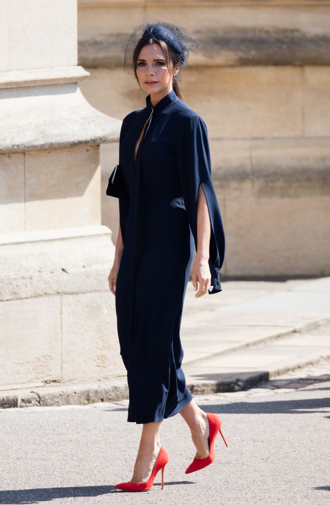 Victoria Beckham en la boda de Meghan y Harry