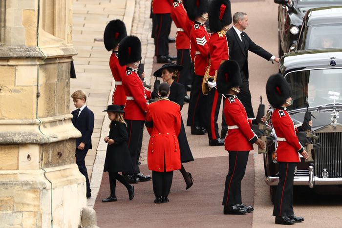 George y Charlotte de Gales llegan al Castillo de Windsor