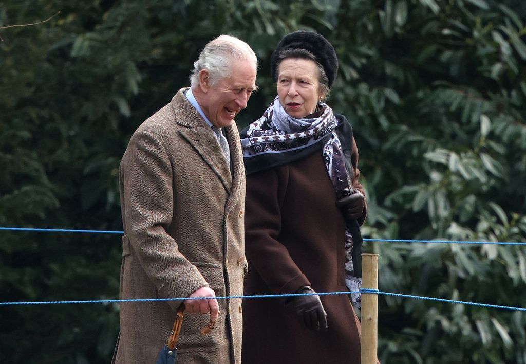 La princesa Ana visitó a su hermano.