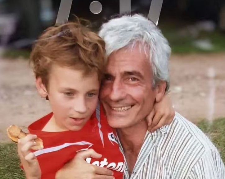 Gaspi y su padre, Ricardo Héctor Prim