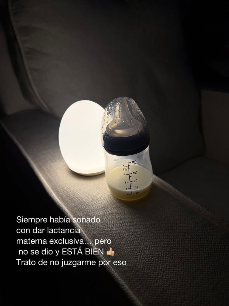 La actriz se sinceró sobre cómo ha sido la lactancia