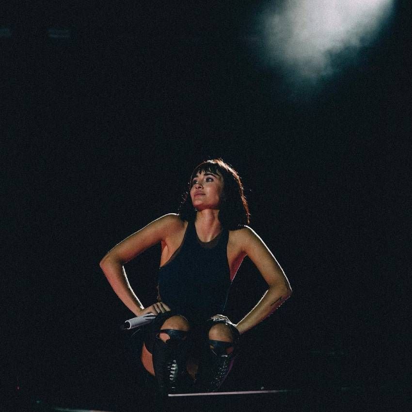 Aitana en el escenario
