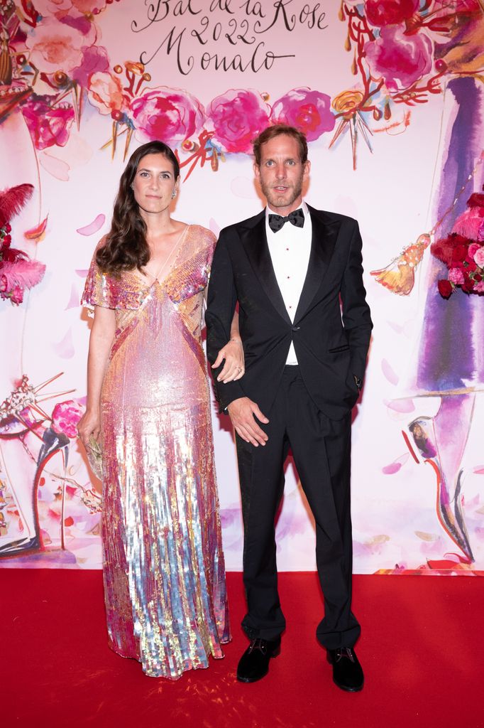 Andrea Casiraghi y Tatiana Santo Domingo en el Baile de la Rosa de 2022