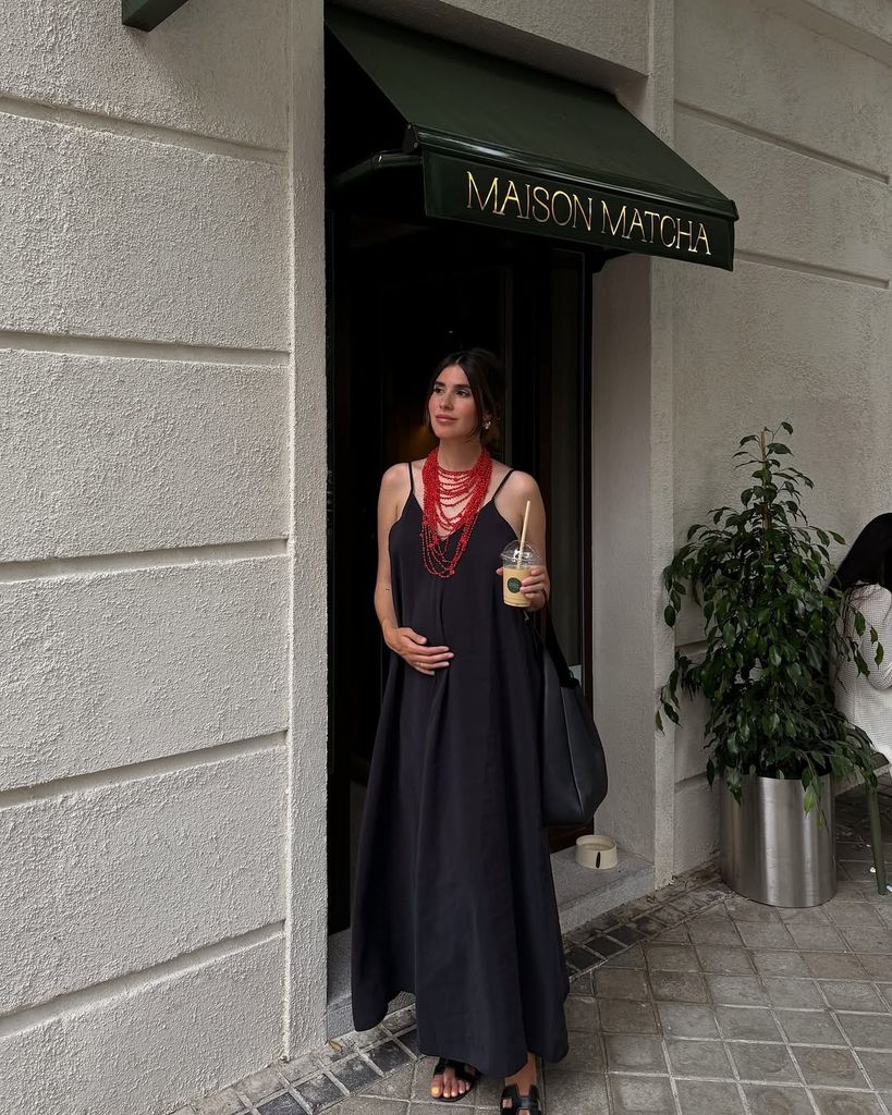 Mery Turiel vestido negro verano