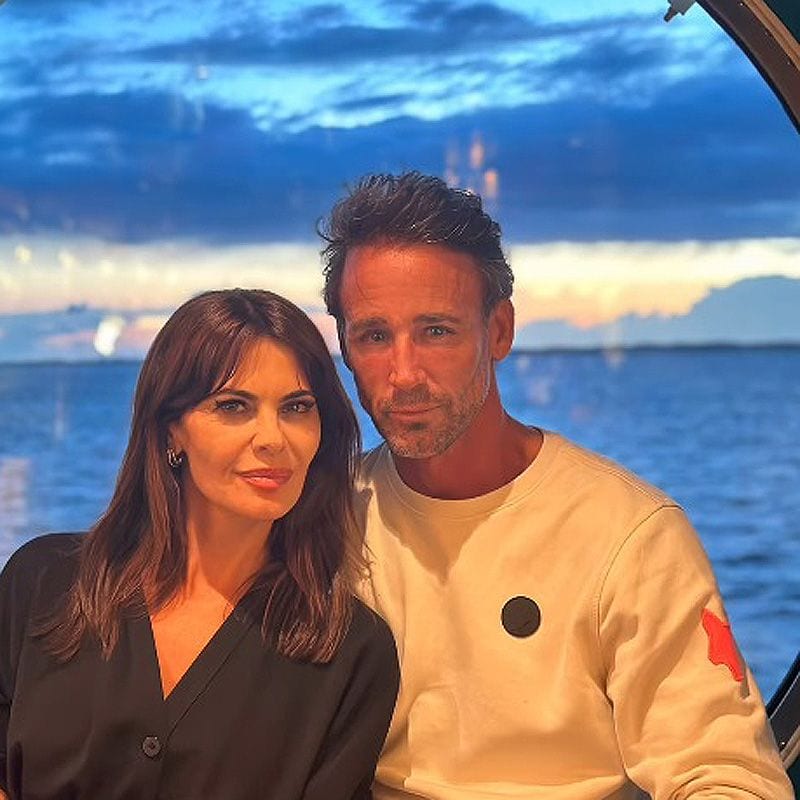 María José Suárez y Álvaro Muñoz Escassi durante sus vacaciones a bordo de un crucero por el Norte de Europa