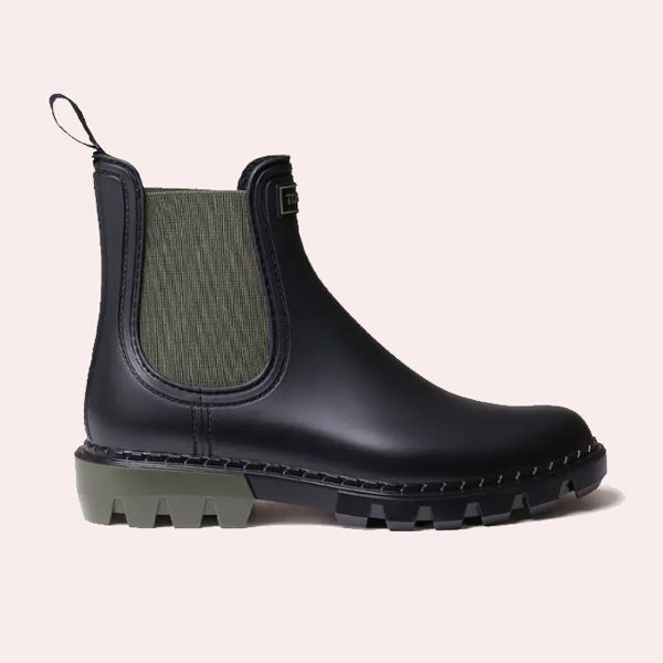 Botines de lluvia para mujer con gomas en contraste | CAEN