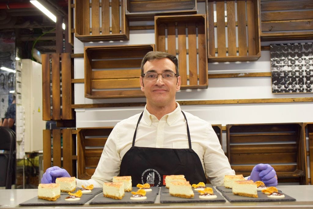 Nacho Pontón, pastelero y ganador del concurso de Tarta de Queso de Madrid