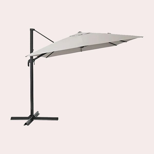 Parasol excéntrico de aluminio Leroy Merlin