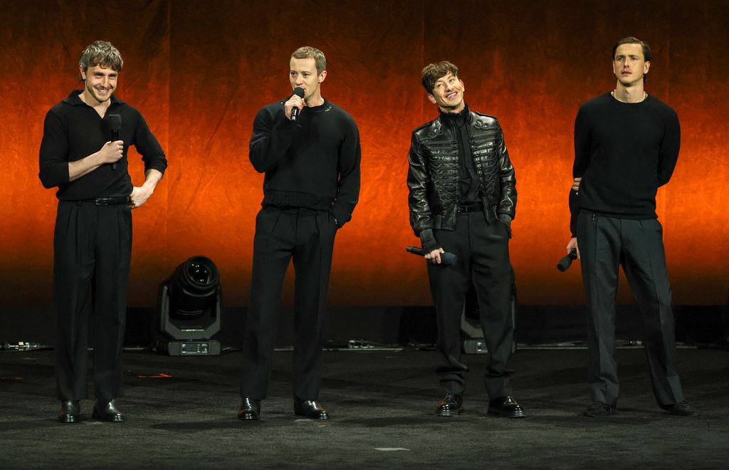 Izqda - dcha: Paul Mescal, Joseph Quinn, Barry Keoghan y Harris Dickinson son los nuevos Fab Four