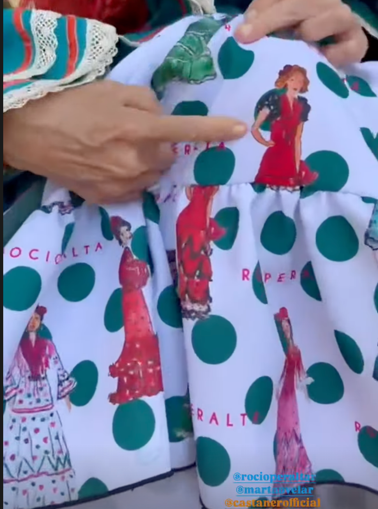 El espectacular detalle del vestido