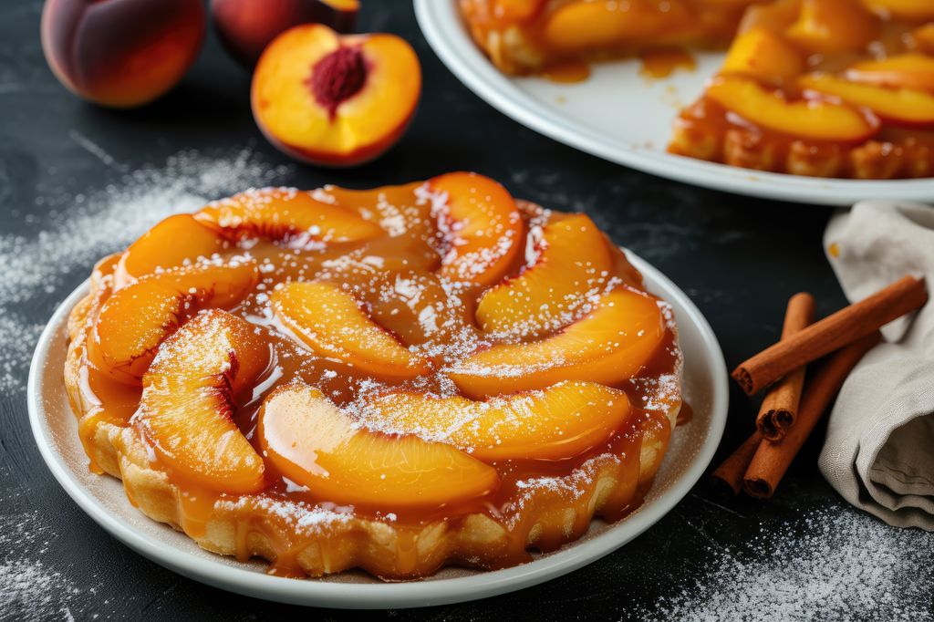 Tatin de melocotón