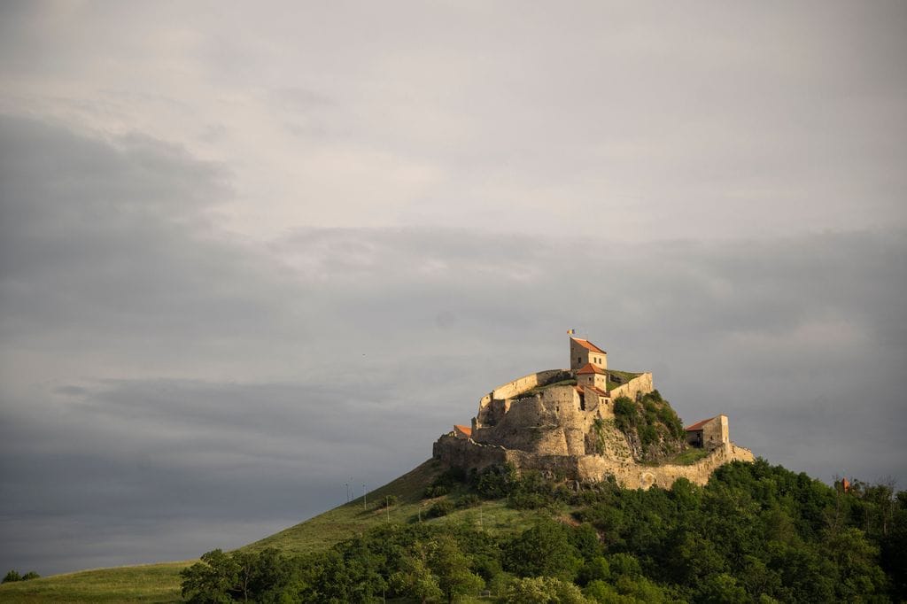 Vista de Viscri, la propiedad en Transilvania del rey Carlos 