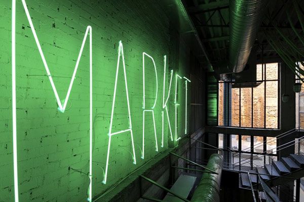 Market neon
