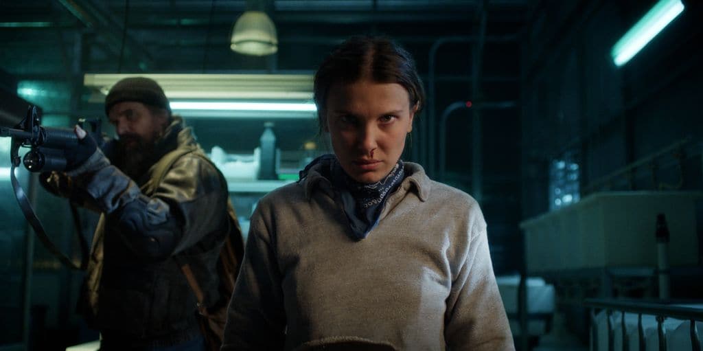Millie Bobby Brown es Eleven. una joven con poderes paranormales, en 'Stranger Things'