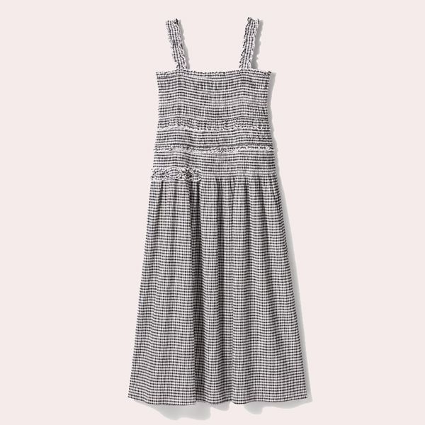 Vestido fruncidos tirantes